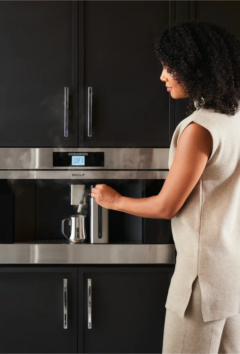 Wolf built-in coffee machine