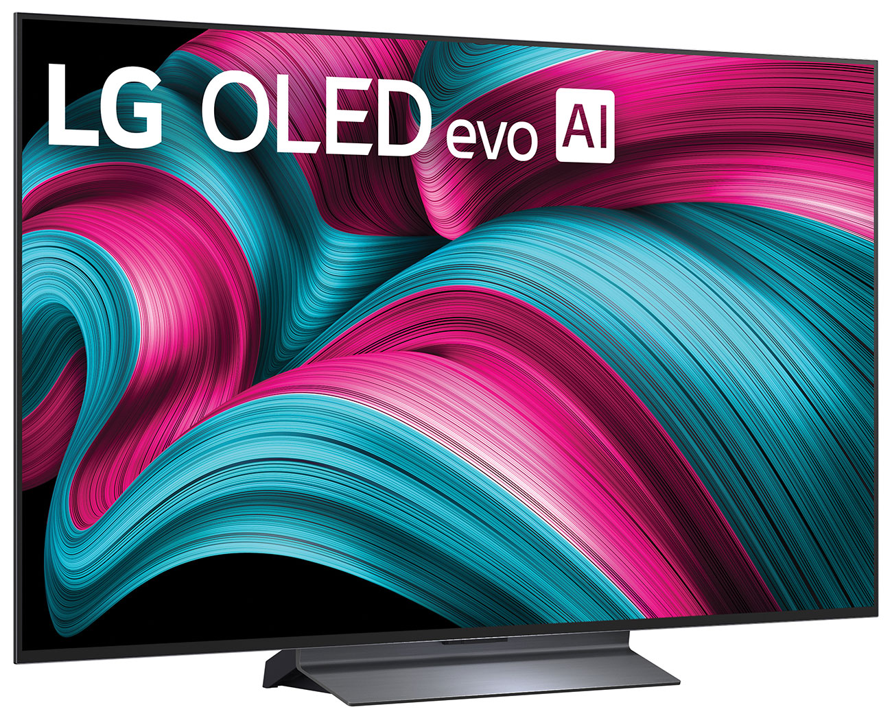 Front Left View of LG OLED 4K Smart TV 