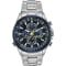 Citizen Blue Angels World Chronograph A-T Blue Dial SS Bracelet Watch, 43mm
