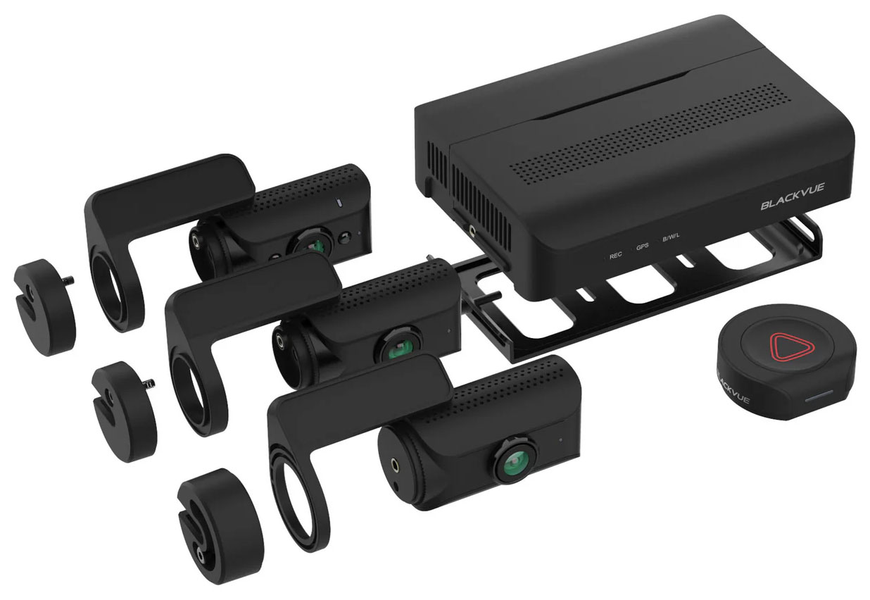 Top Angled View of BlackVue Dash Cam Bundle