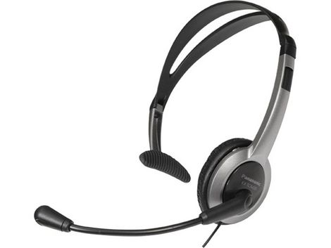 Panasonic Hands-Free Black And Silver Headset - KX-TCA430