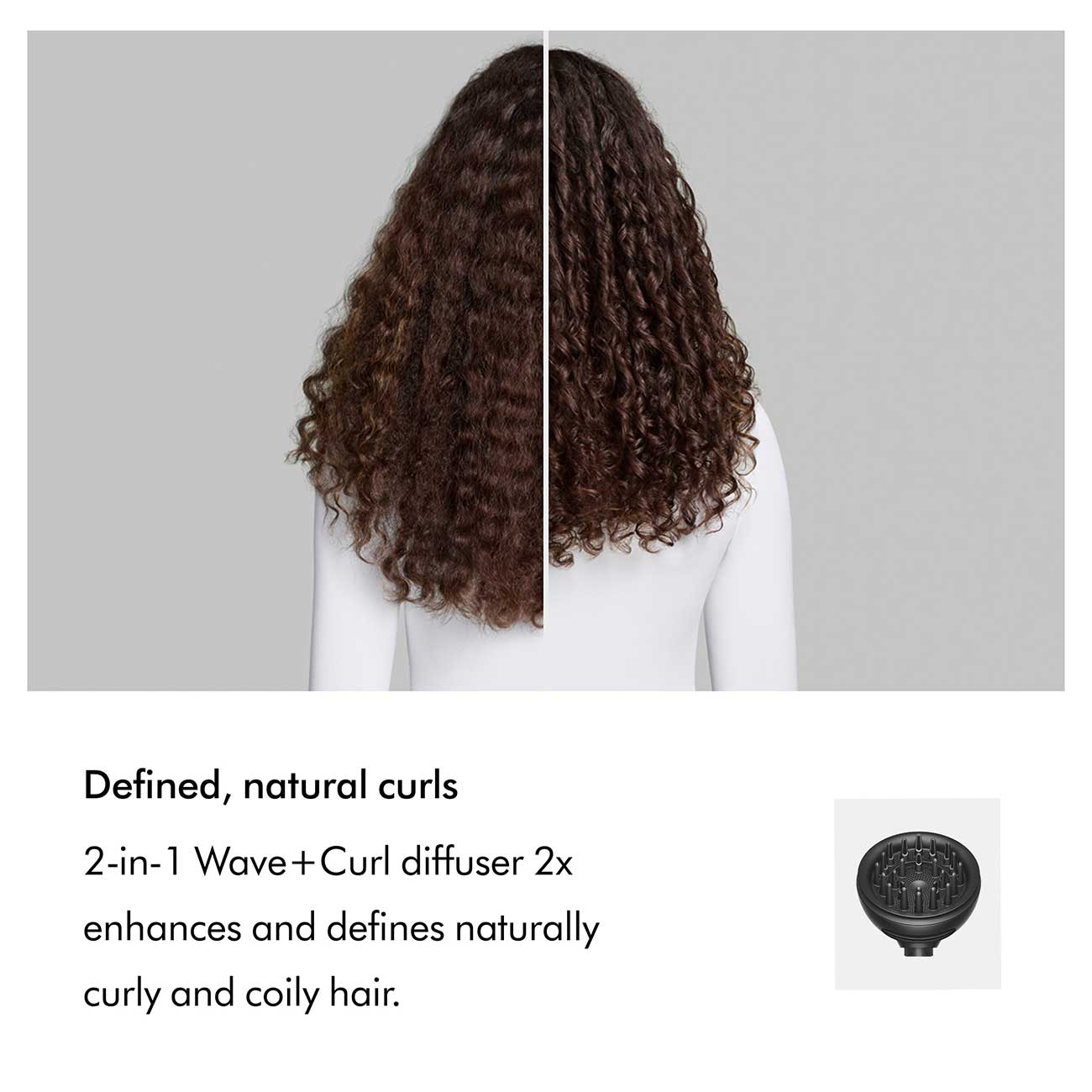Airwrap Co-anda2x Multi-Styler & Dryer Curly+Coily Curls Detail