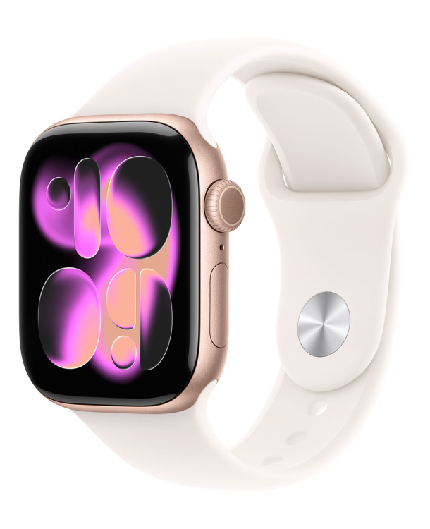 Apple Watch 11 GPS & Cellular 42mm Rose Gold Blush Band  display picture 3