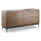 BDI 6-Drawer Dresser in Natural Walnut Finish