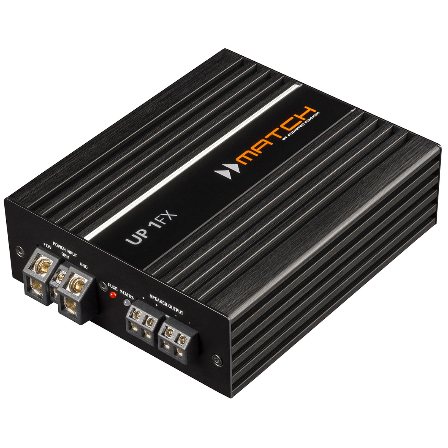 Code 110100 Audiotec Fischer Match Up 1-Channel Amplifier - UP1FX