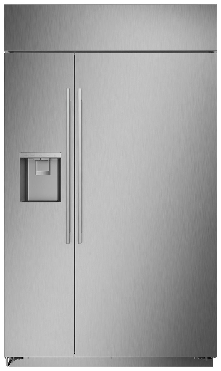 Monogram 48" BuiltIn SideBySide Refrigerator ZISS480DNSS