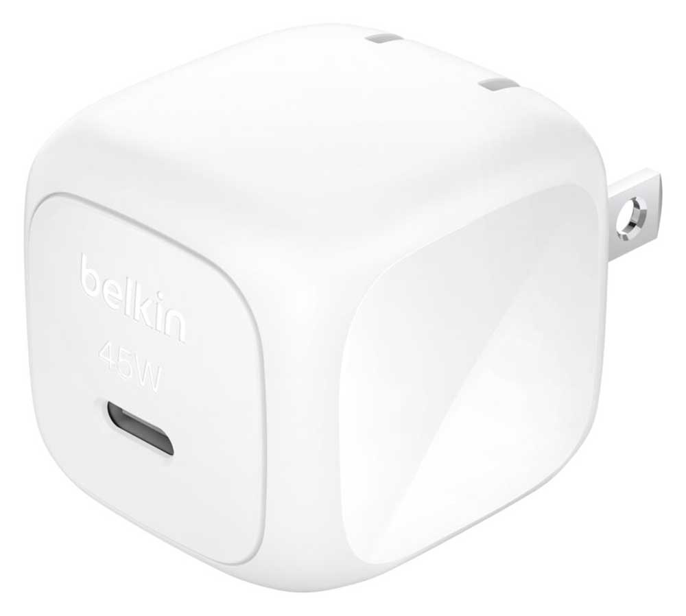 Front Angled view of BoostCharge Compact USB-C Wall Charger 45W
