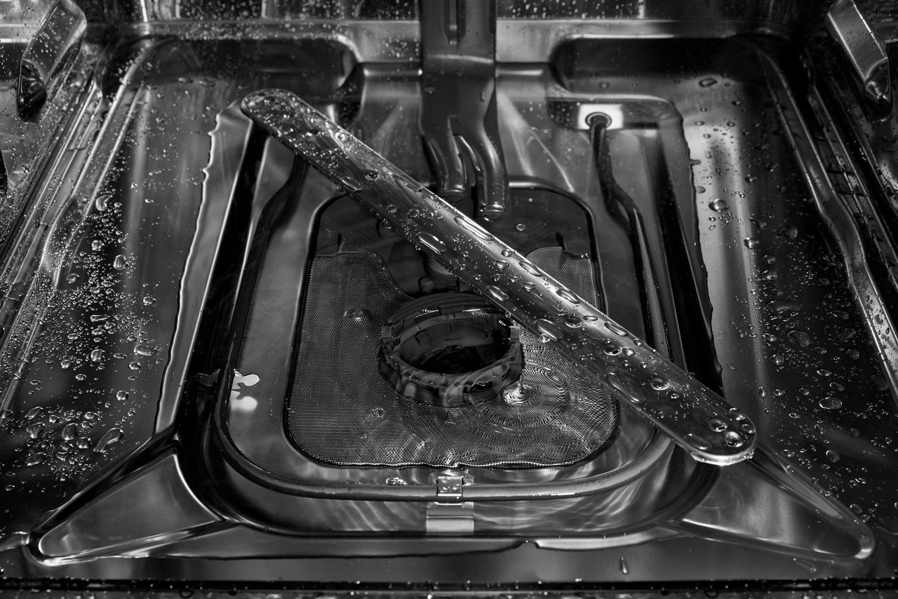 Wash Arm view of KitchenAid Dishwasher