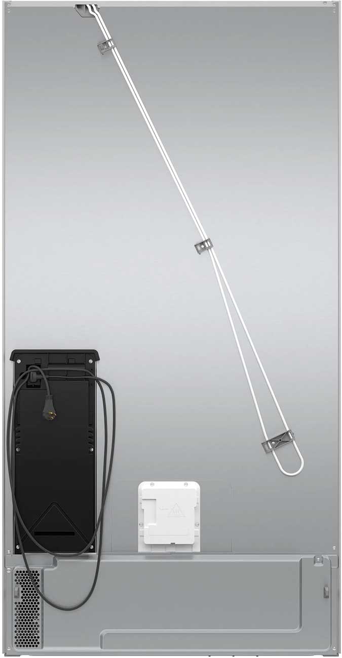 Back view of Bosch Refrigerator