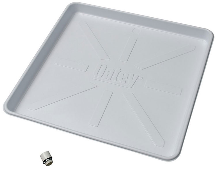 Oatey 28" x 30" White Washing Machine Pan 34067 Abt