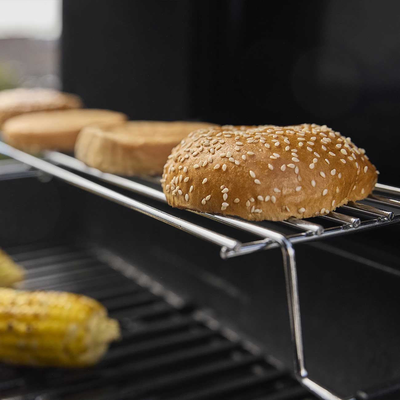 Warming view of Weber Gas Grill