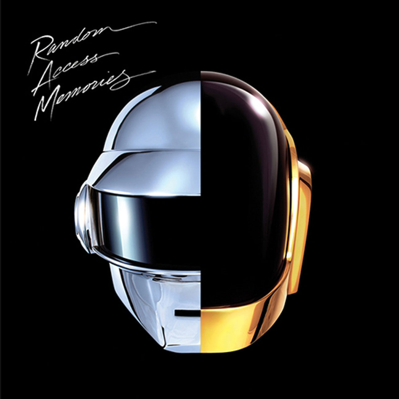 Front view of Daft Punk Vinyl cover