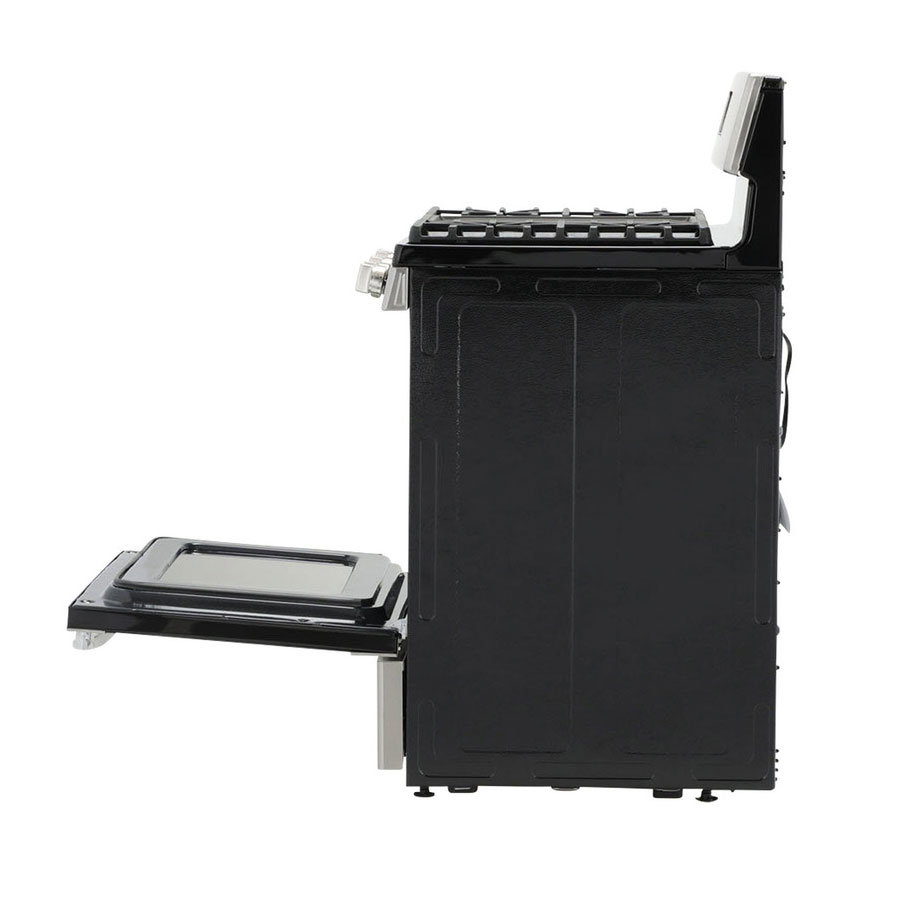 Side Open View Of Ge Gas Range