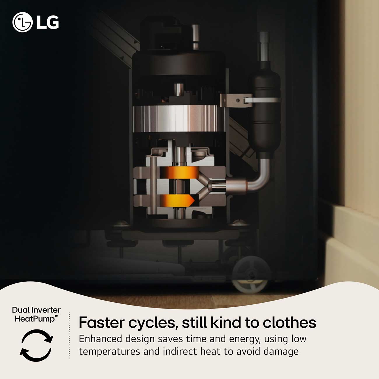LG Styler Smart Steam Closet Heatpump Detail