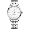 Baume & Mercier Clifton Automatic Chronometer White Dial SS Bracelet Watch, 40mm