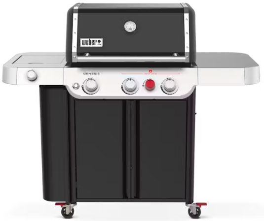 Main Front View of Weber Grill in Black