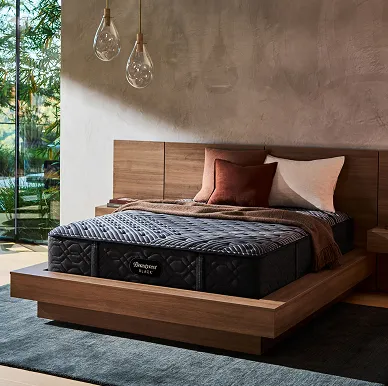 Beautyrest Mattress on a Modern bedframe