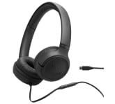 JBL Tune 530C USB-C Wired On-Ear Headphones in Black - JBLT530CBLKAM