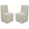 Flexsteel Waterfall Pair of Upholstered Dining Chairs in Off-White