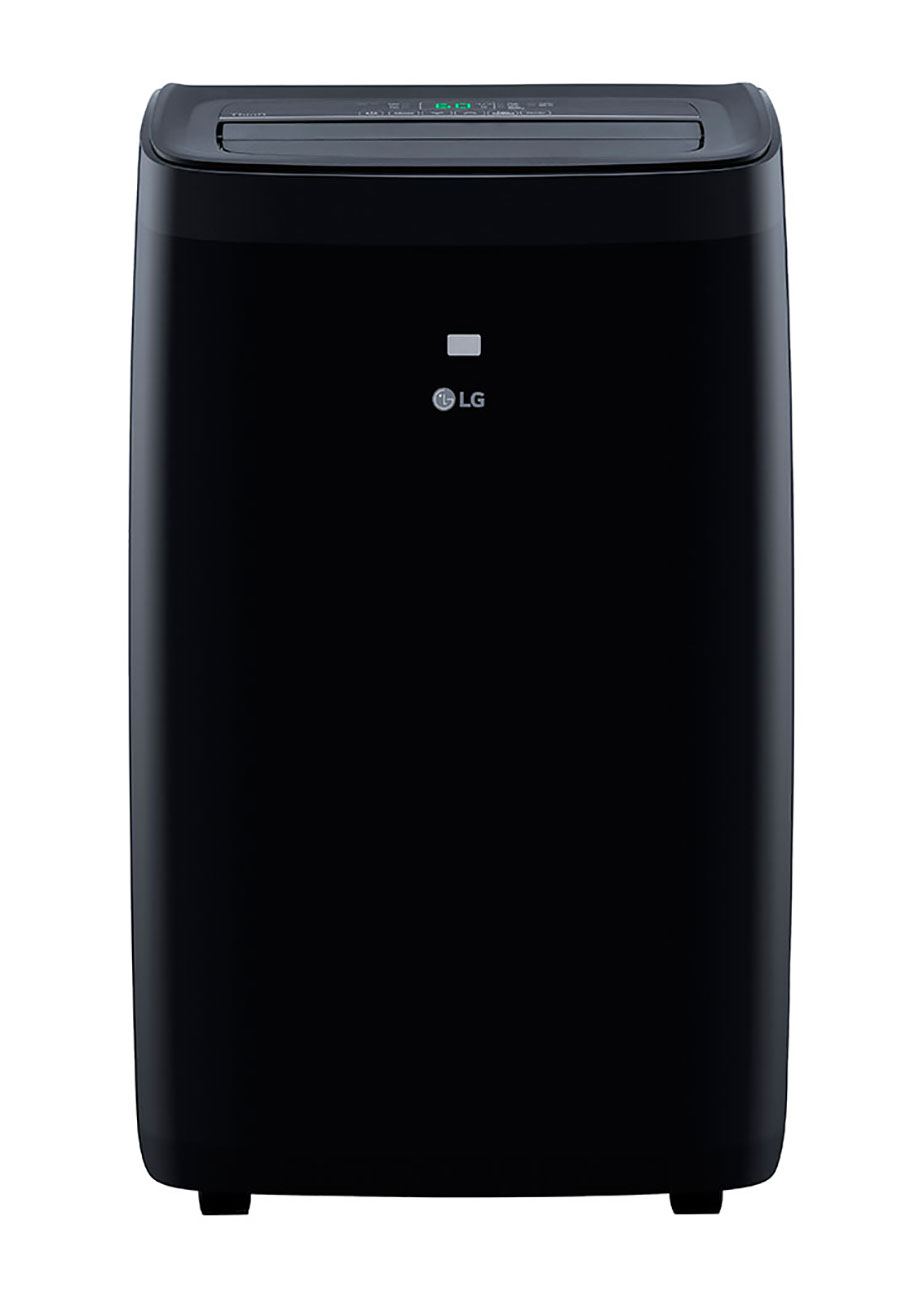 LG 10,000 BTU DOE (14,000 BTU ASHRAE) 115V Black Smart Wi-Fi Portable Air Conditioner - LP1021BSSM