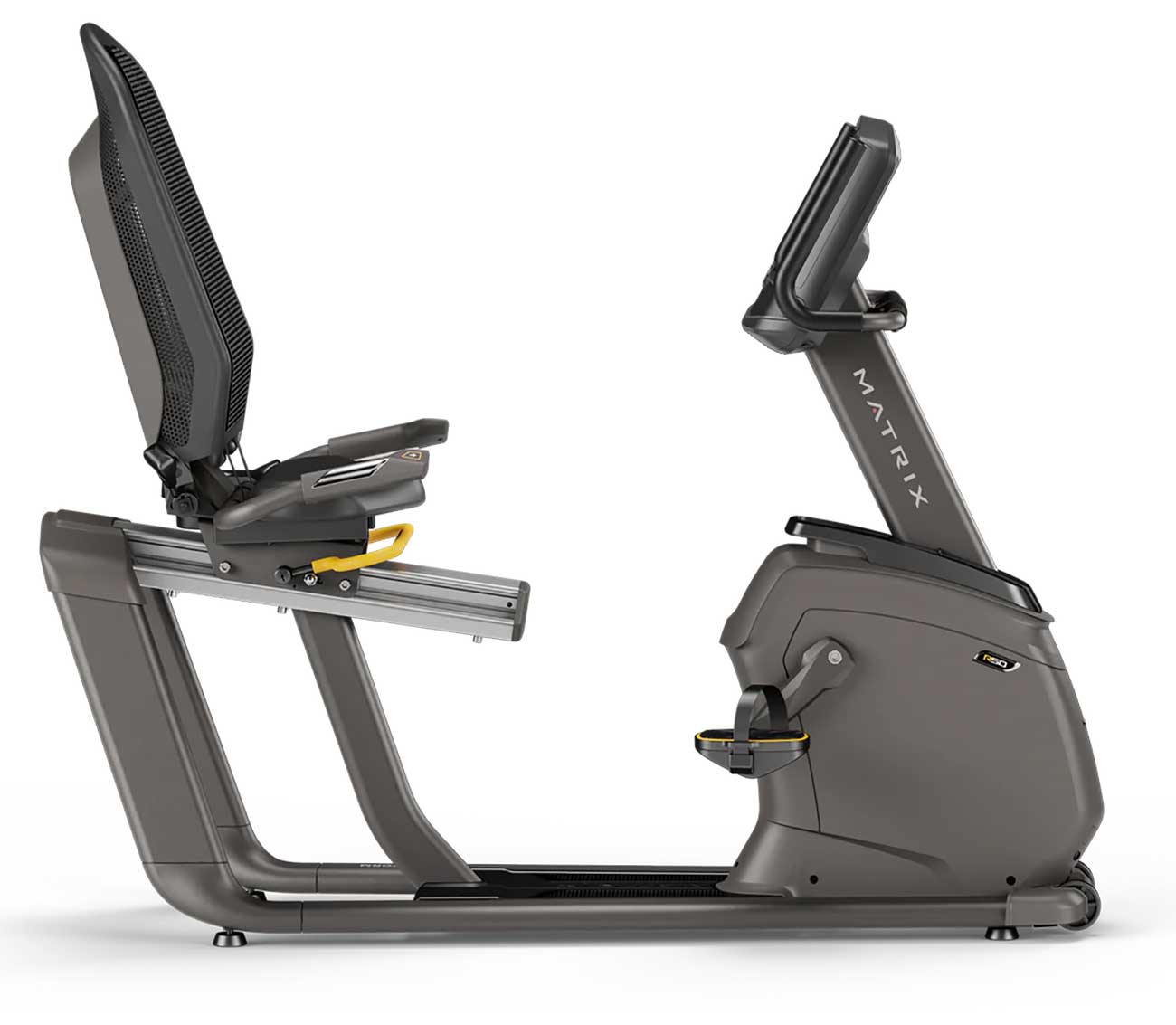 Matrix Recumbent Bike in Gray for Indoor Exercise Abt