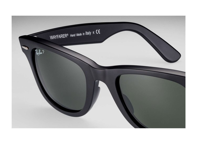 Ray-Ban Black Polarized Unisex Sunglasses RB2140 901/58