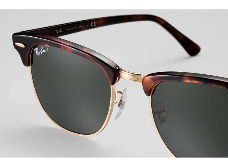 Ray-Ban Clubmaster Classic Tortoise Sunglasses RB3016 990/58 49-21