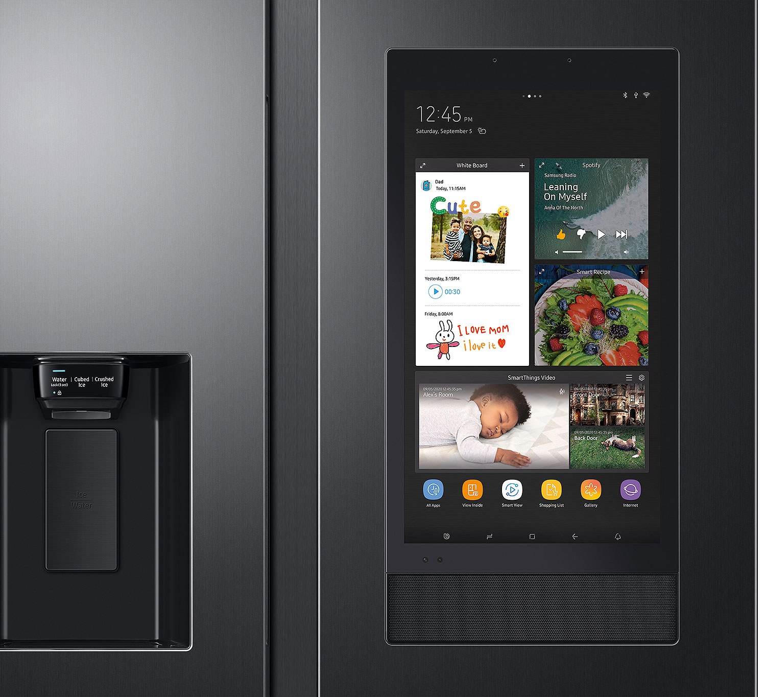 Samsung 21 5 Cu Ft Refrigerator Rs22t5561sg Abt Samsung 21 5 Cu Ft Refrigerator Rs22t5561sg Abt