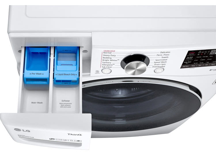 LG 5 Cu. Ft. White Steel Smart Wi-Fi Enabled Front Load Washer With TurboWash 360 And Built-In Intelligence - WM4200HWA