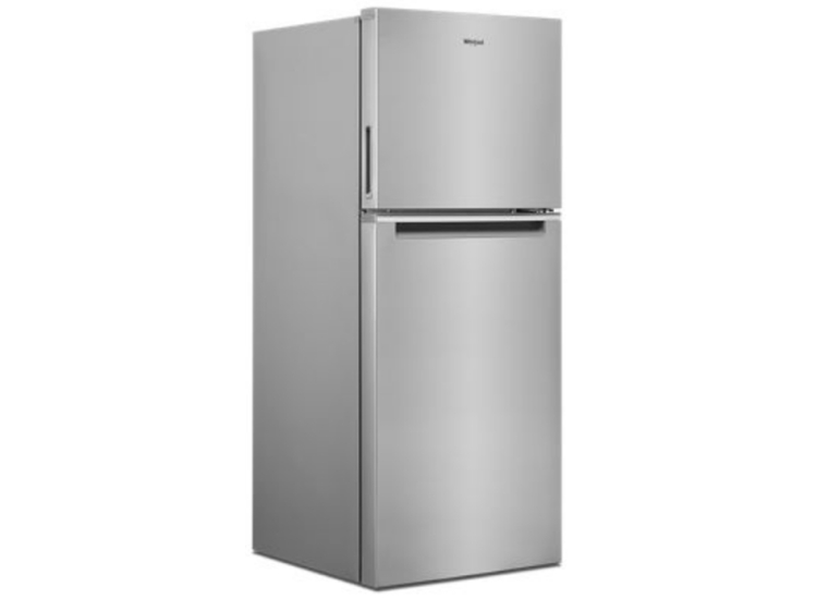 Whirlpool ADA 11.6 Cu. Ft. Small Space Top-Freezer Refrigerator 24-Inch Wide in Fingerprint Resistant Stainless Steel - WRT112CZJZ