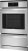 Alternate view of Frigidaire 24" Stainless Steel Single Gas Wall Oven - FFGW2426US