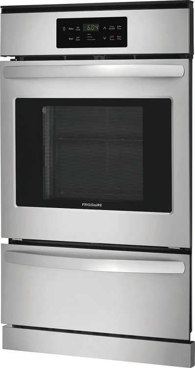 Large image of Alternate view of Frigidaire 24" Stainless Steel Single Gas Wall Oven - FFGW2426US