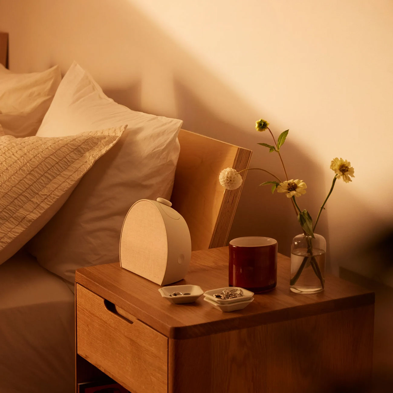Bedside View of Hatch Alarm Clock