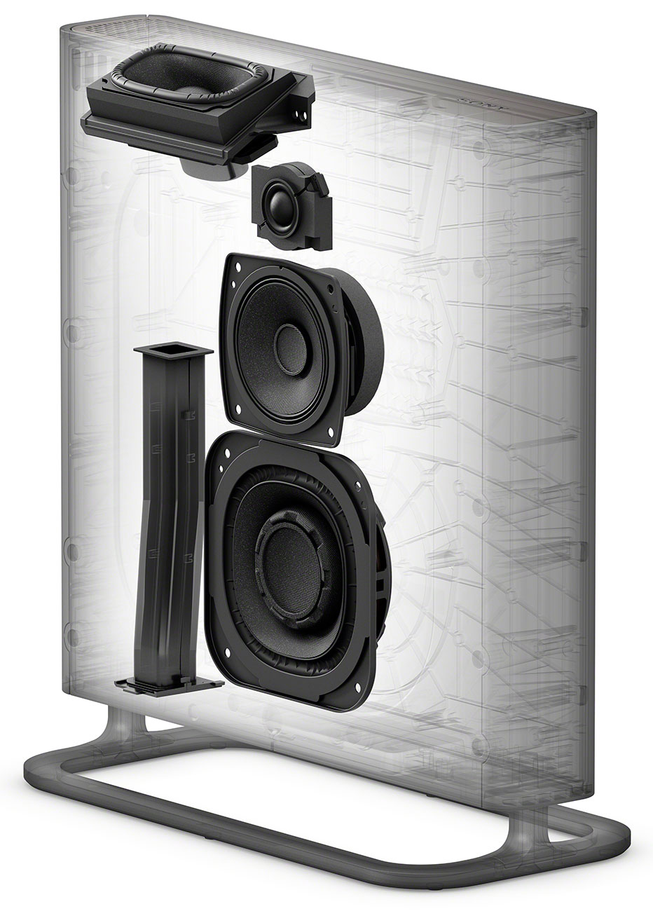 Skeleton View of Sony BRAVIA Theater Quad System Single Speaker