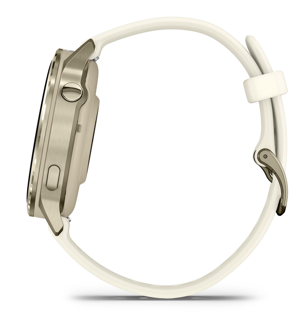 Left Side View of Garmin Watch