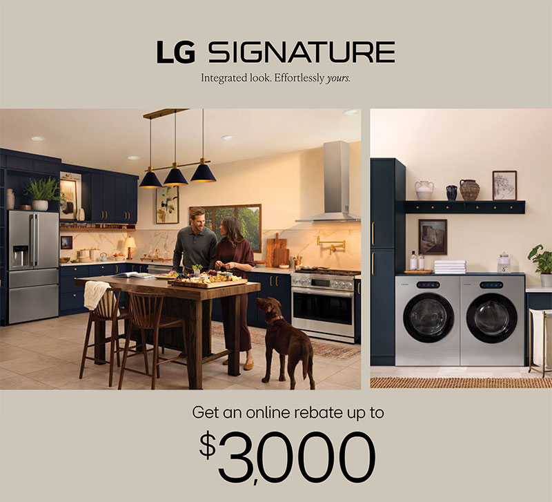 LG Signature Appliance Bundle Savings Offer