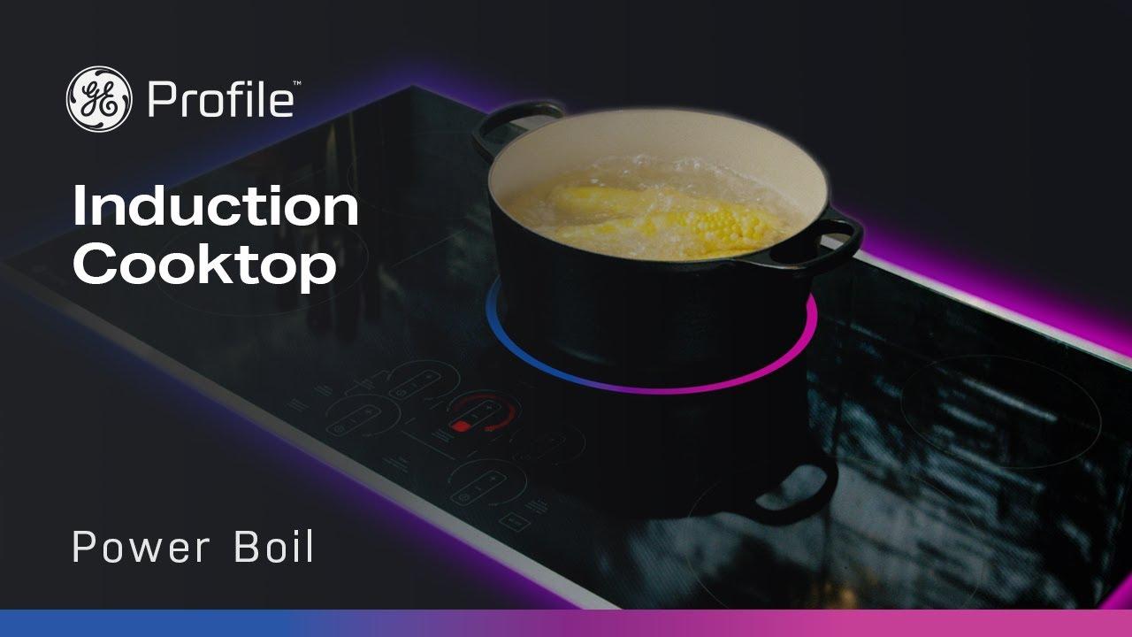 Watch GE Profile Induction Cooktop with Power Boil
