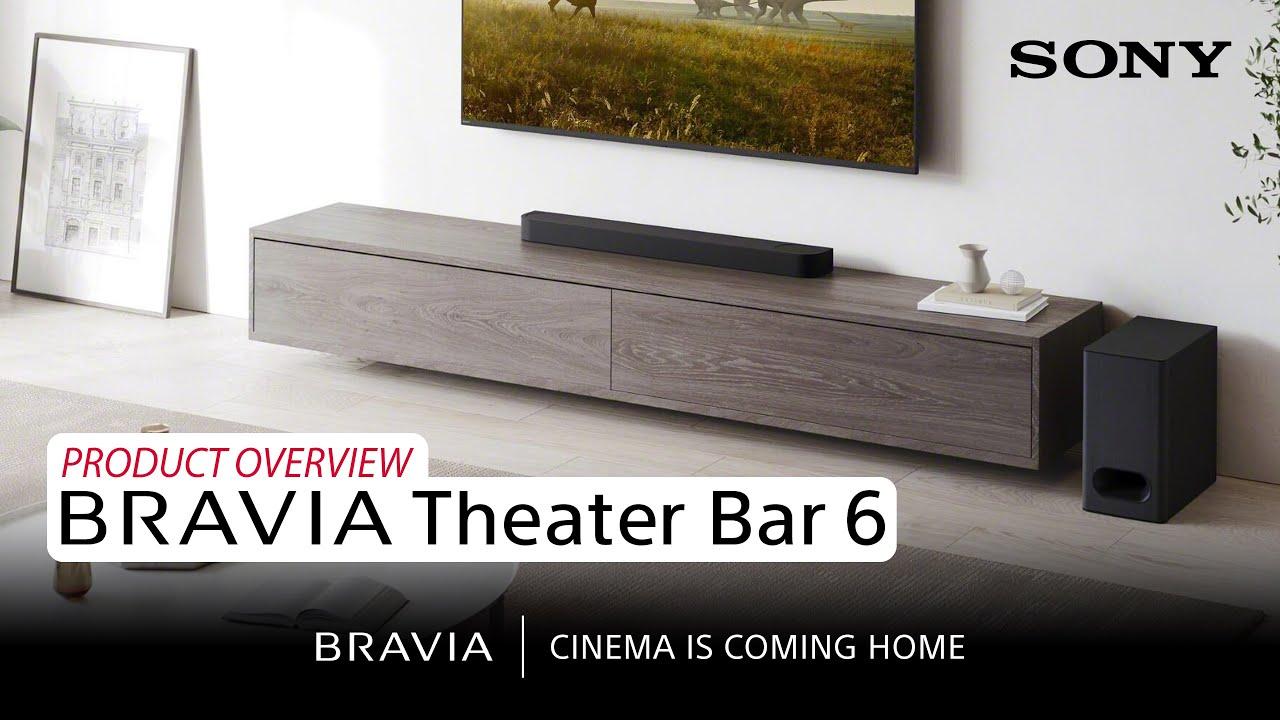 Watch BRAVIA Theater Bar 6  3.1.2ch soundbar with wireless subwoofer | Product Overview - Sony