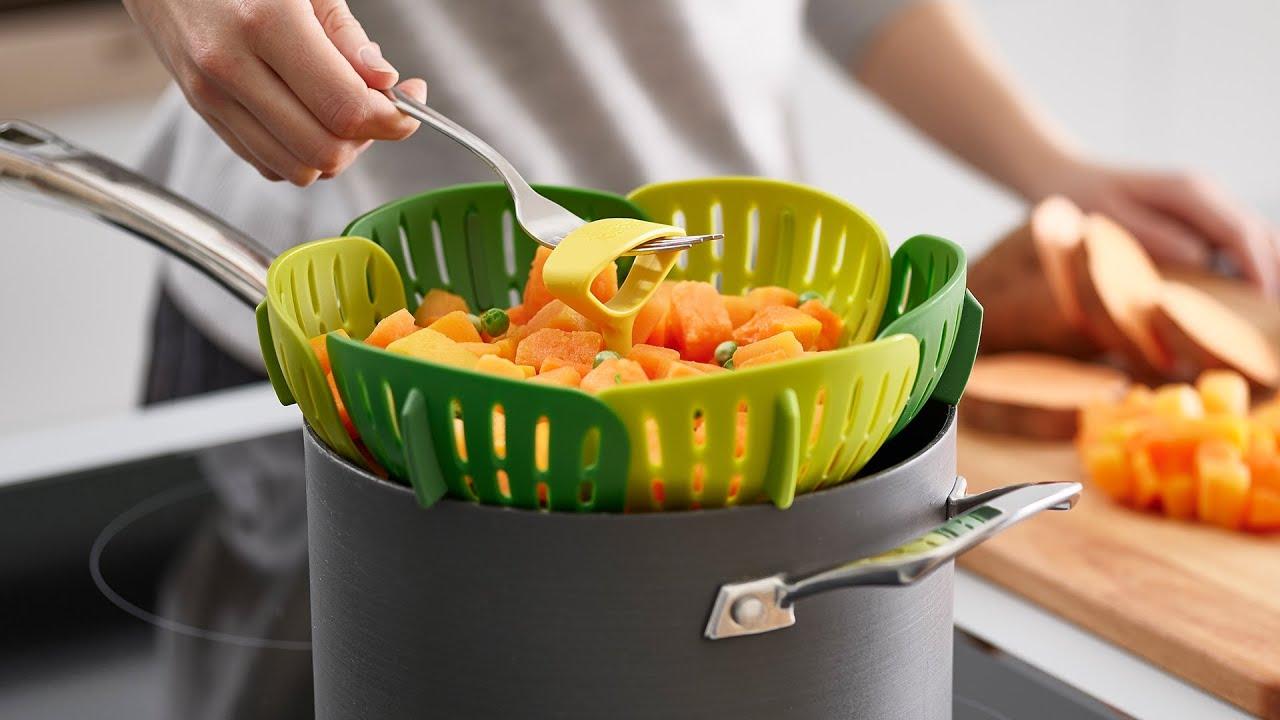 Watch Bloom Folding Steamer Basket