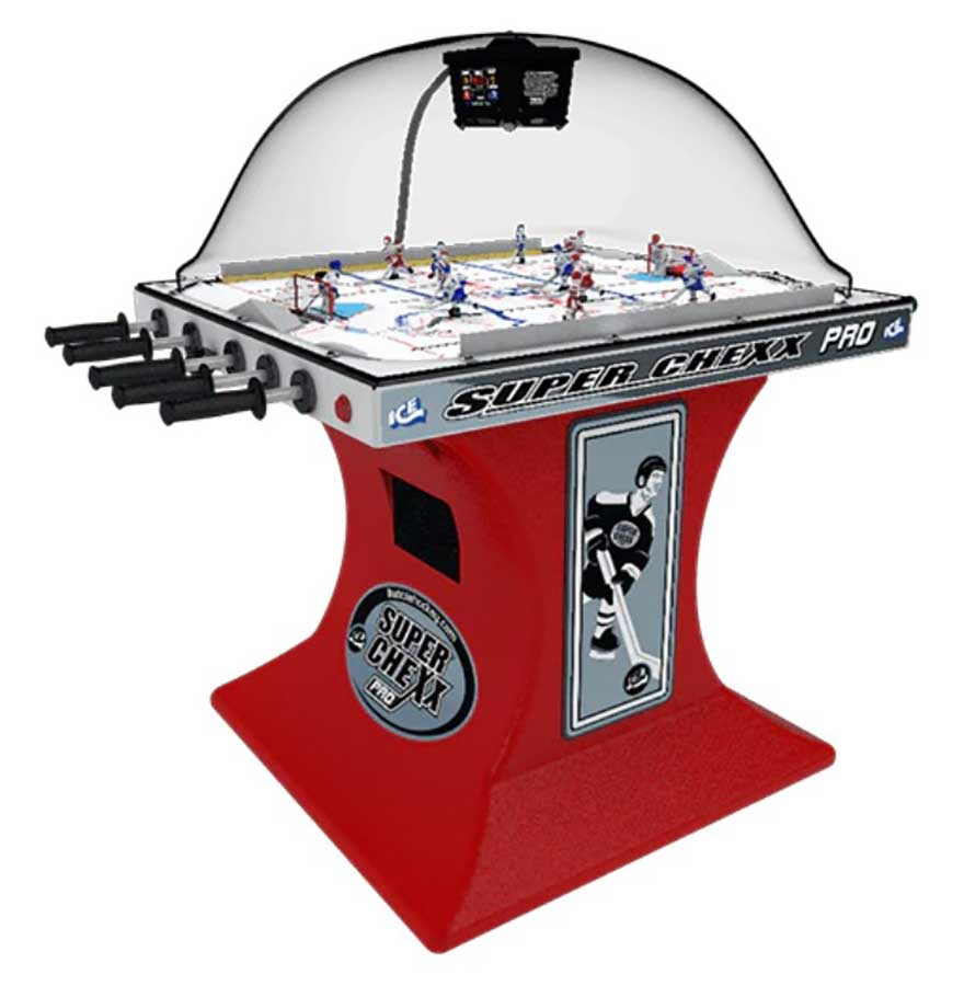 ICE Super Chexx Pro Bubble Hockey Table SUPERCHEXXPRORED Abt