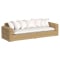 Sunset West Playa Sofa in Soothe Pearl Sunbrella | Natural