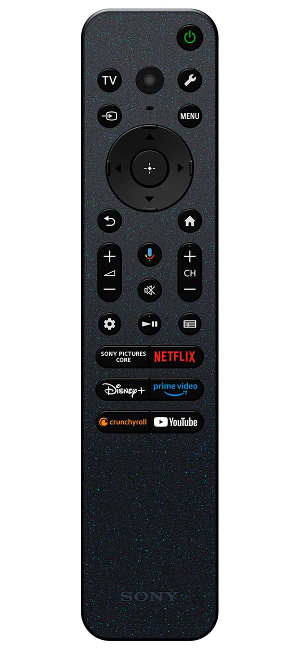 Top View Of The TV Remote