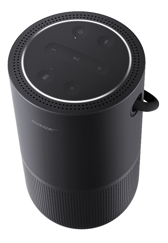 Angle View Image of Bose Triple Black Portable Home Speaker