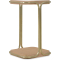 Hooker Furniture Living Room Banyon Bay Rectangle Accent Table in Light Desert Oak | Brushed Brass