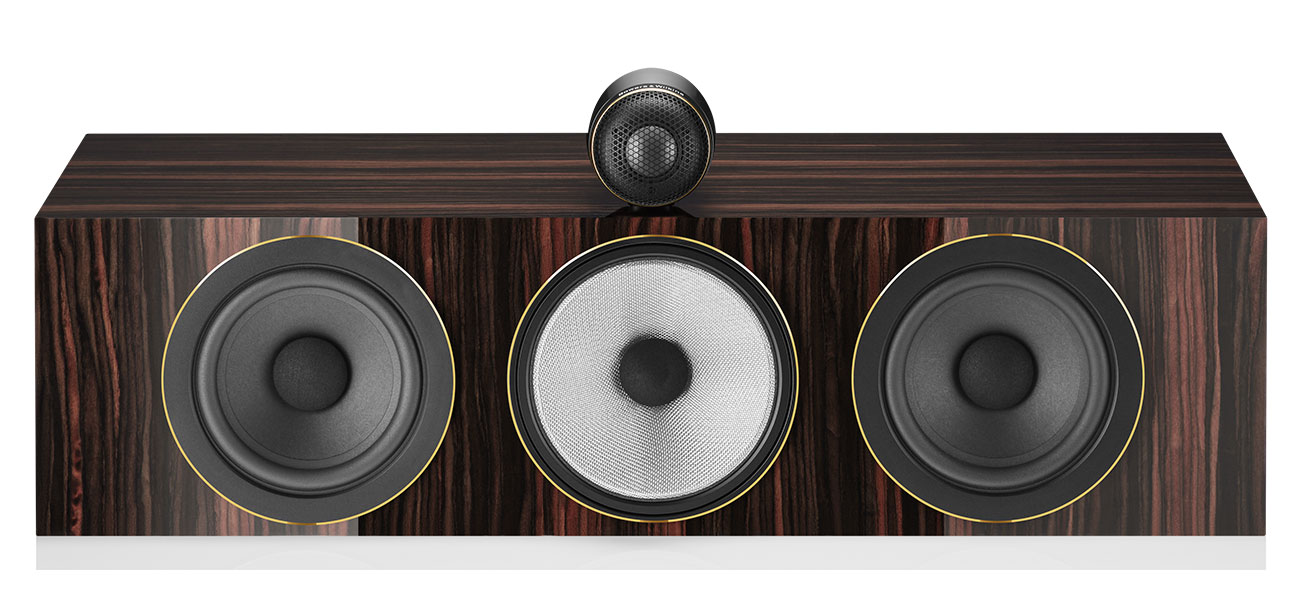 Bowers & Wilkins 3-Way Center Channel Speaker 700 Series HTM71 S3 Signature in Datuk Gloss (Each)