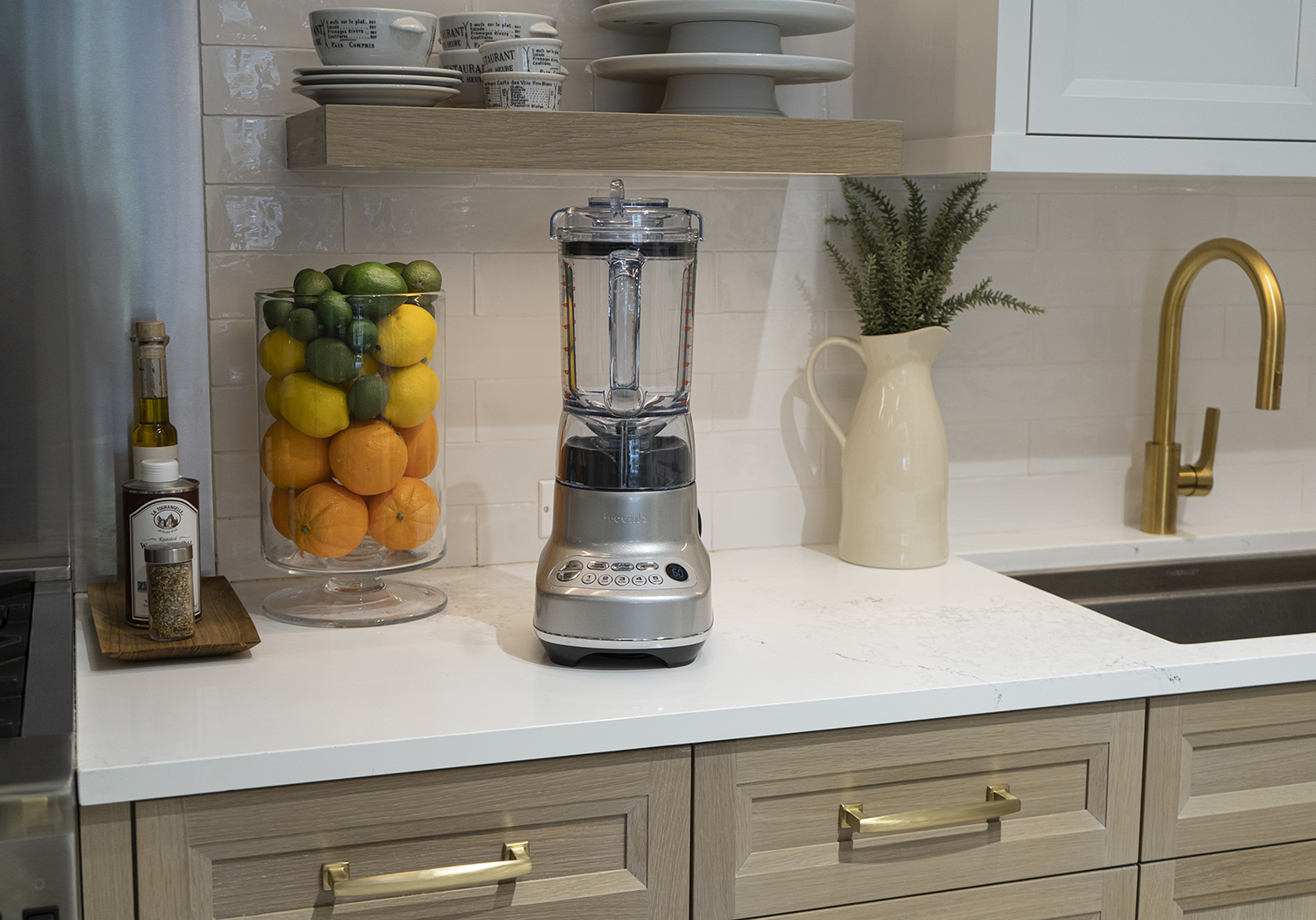 Lifestyle image of Breville The Fresh & Furious Silver Blender