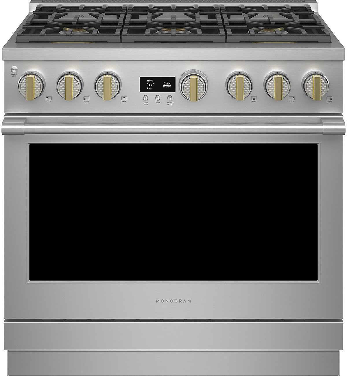 Monogram 36" Natural Gas Range ZGP366NTSS Abt