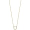 Roberto Coin 18K Yellow Gold Tiny Treasures Love Letter U Pendant With Diamonds