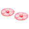 Charles Viancin 4" Set of 2 Hibiscus Silicone Drink Covers