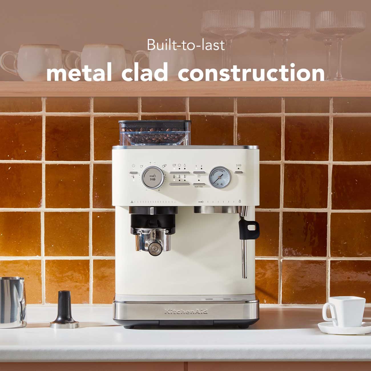 KitchenAid Semi Automatic Espresso Machine Construction Material Detail